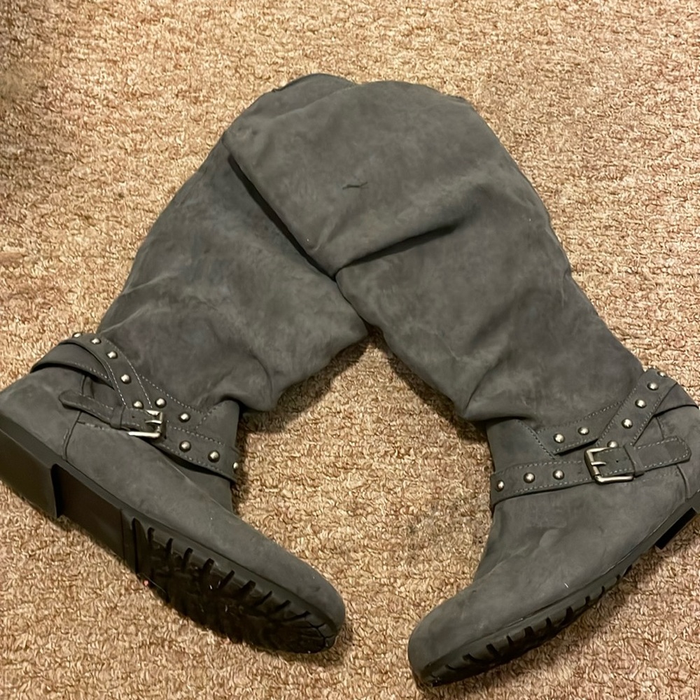 Gray Boots
